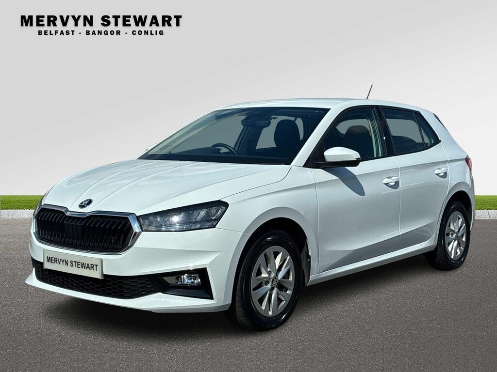 Skoda Fabia Se Comfort 1.0 Mpi 80 Ps 5G Man 2025 CMZ7940 White #4