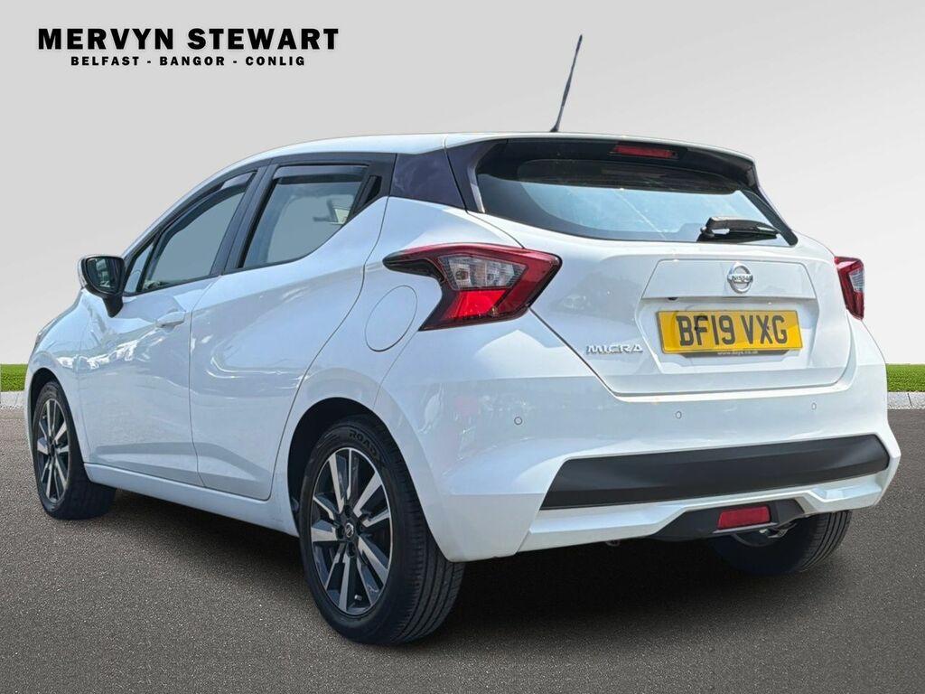 Nissan Micra Acenta Ig-t White #5