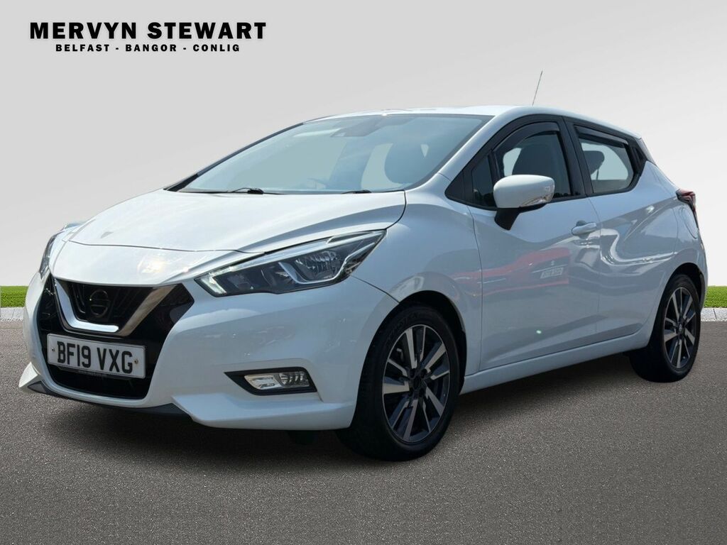 Nissan Micra Acenta Ig-t White #3