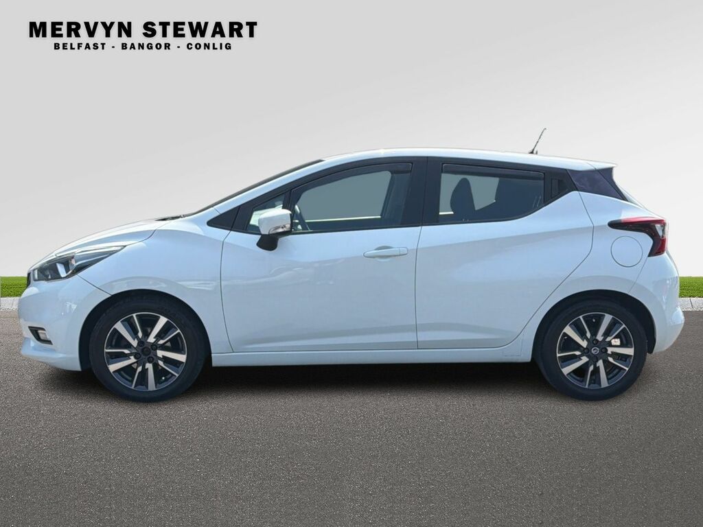 Nissan Micra Acenta Ig-t White #4