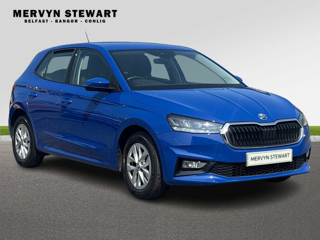 Skoda Fabia Se Comfort 1.0 Mpi 80 Ps 5G Man 2023 Blue
