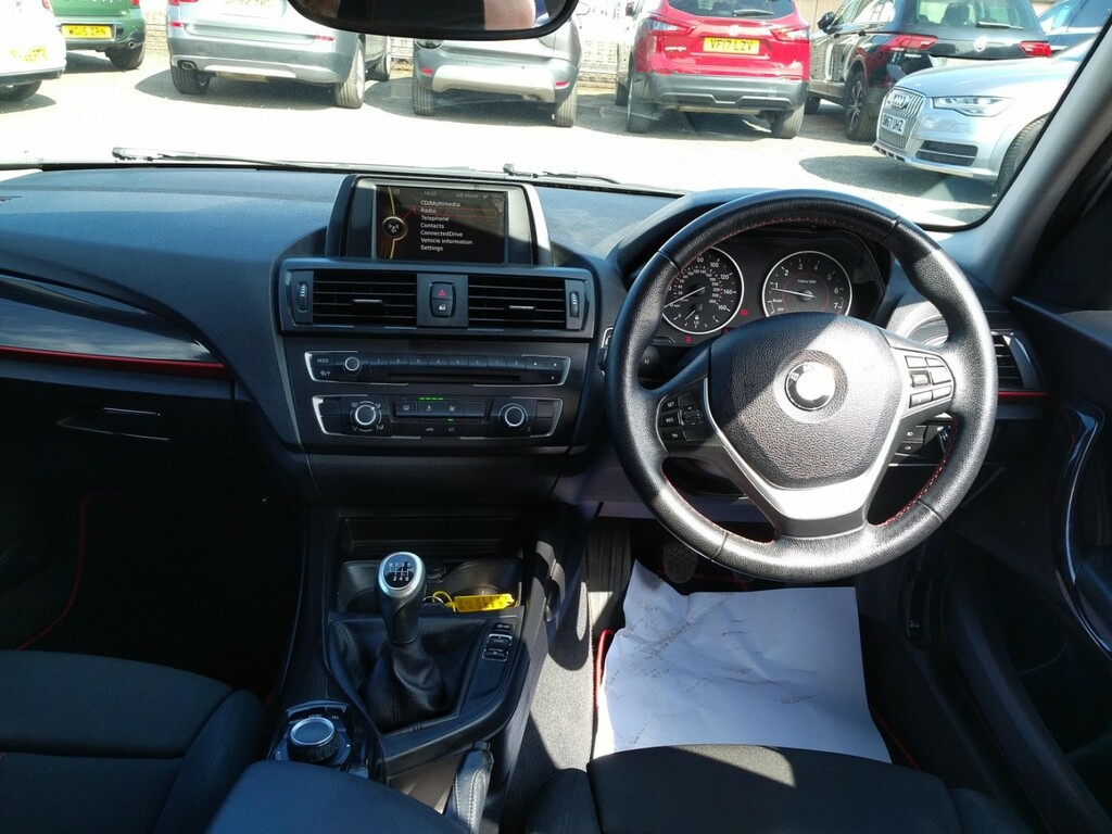 BMW 1 Series Hatchback 118D Se 2013 Blue #15