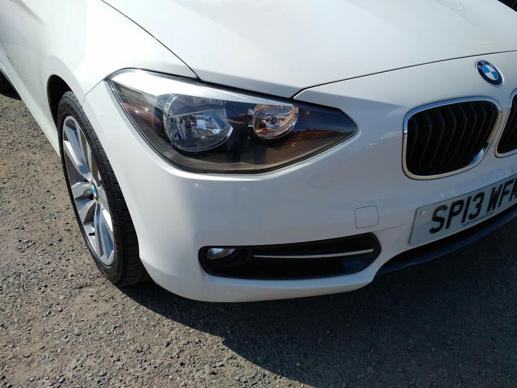 BMW 1 Series Hatchback 118D Se 2013 Blue #10