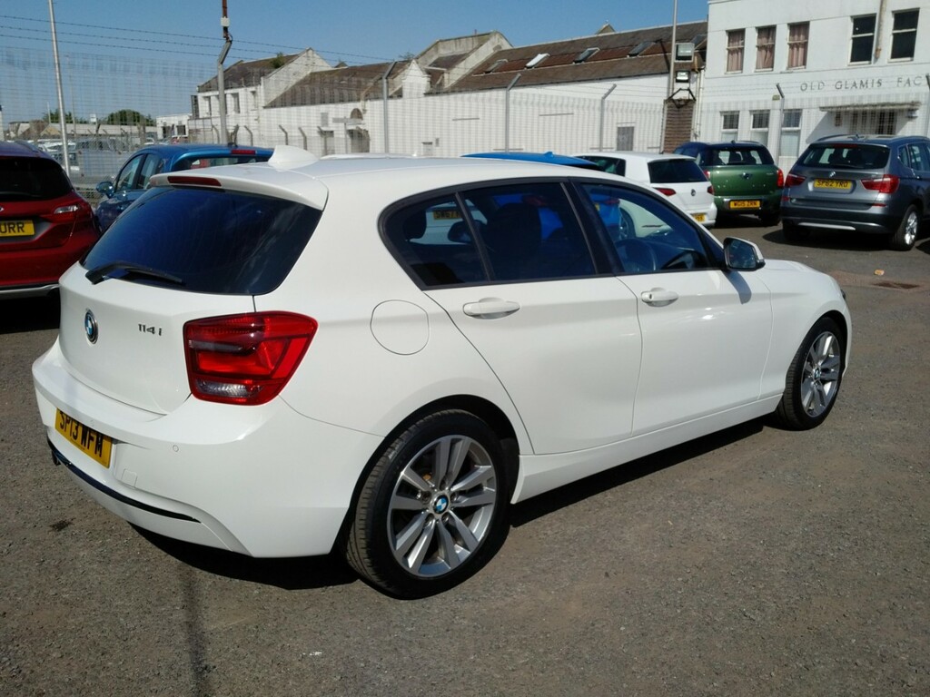 BMW 1 Series 1.6 114I Sport 5-Door White #6