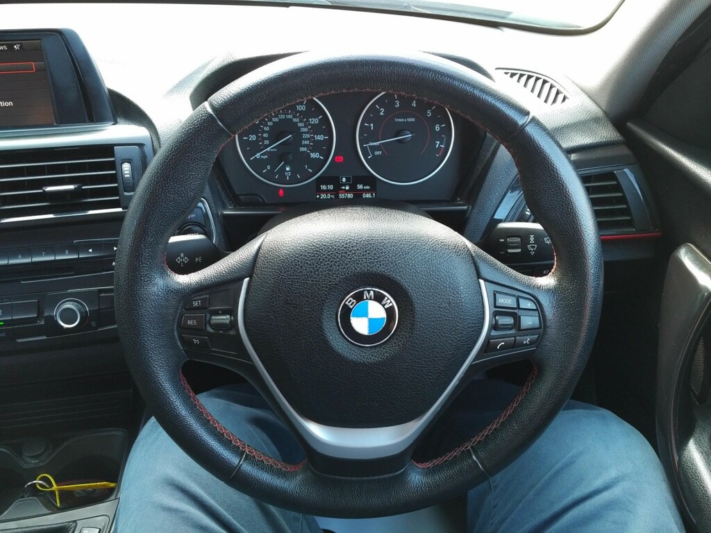 BMW 1 Series Hatchback 118D Se 2013 Blue #28