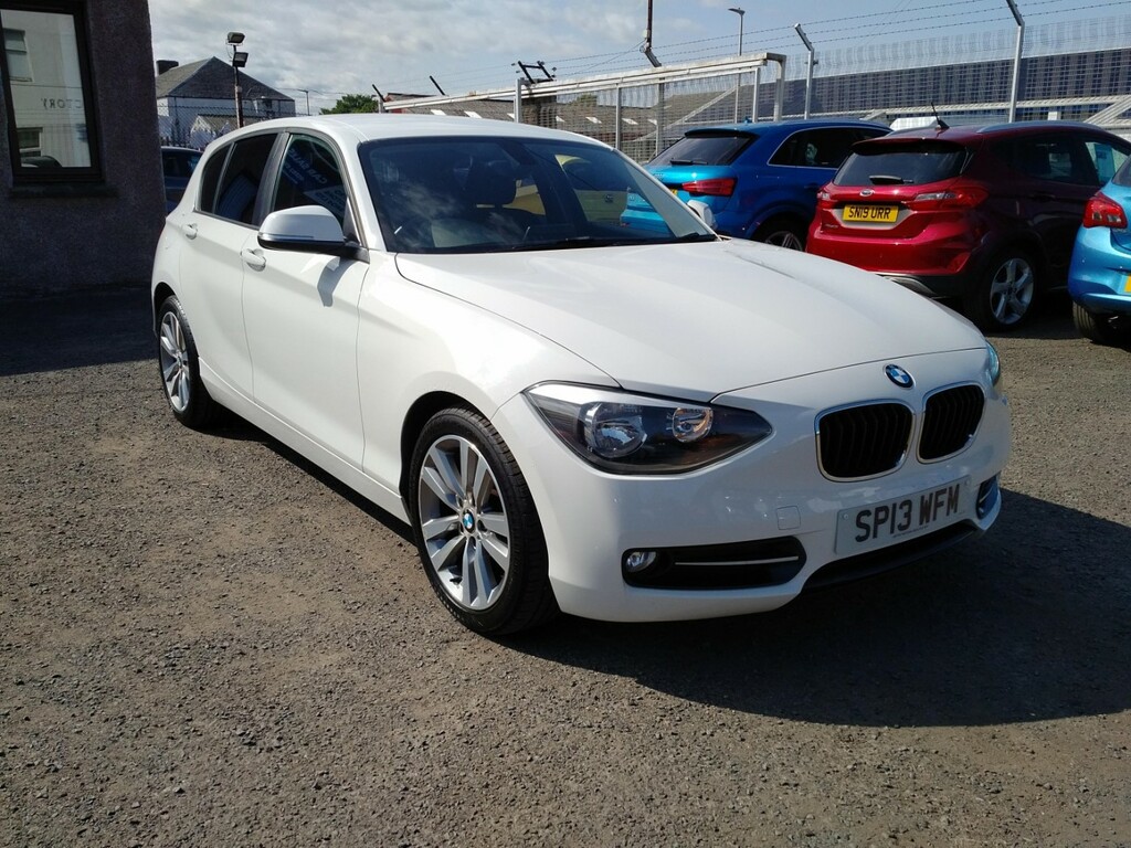 BMW 1 Series Hatchback 118D Se 2013 Blue #9