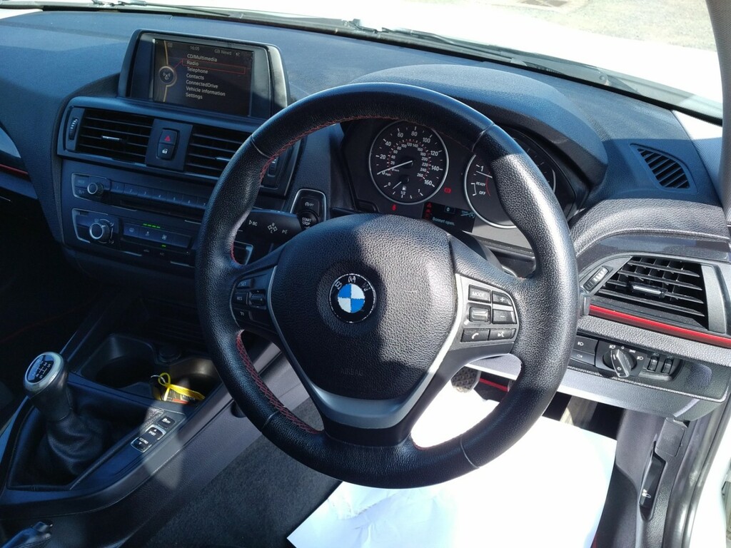 BMW 1 Series Hatchback 118D Se 2013 Blue #12