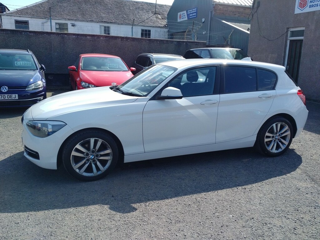 BMW 1 Series 1.6 114I Sport 5-Door White #2