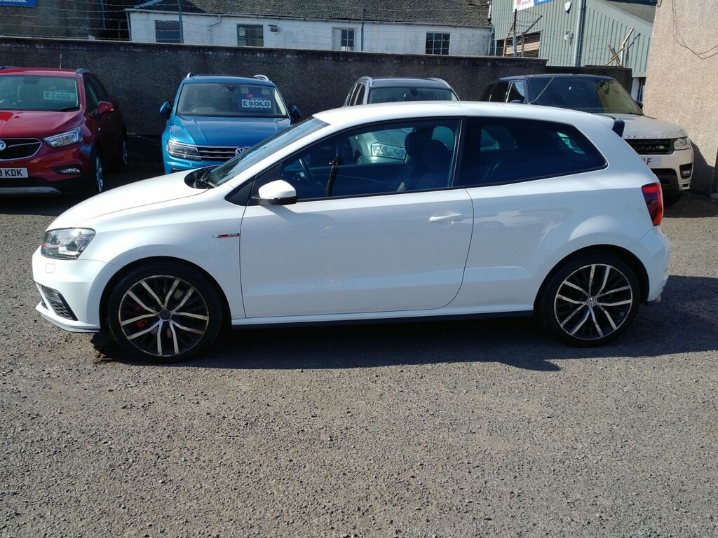 Volkswagen Polo 1.8 Tsi Bluemotion Tech Gti White #3
