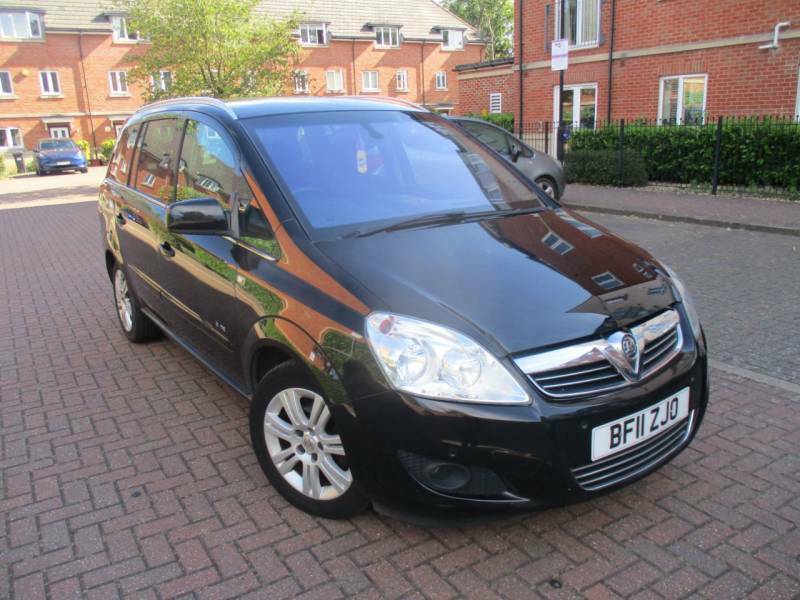 Vauxhall Zafira 1.8I Elite Satnav Leather Alloys Low Mileage Black
