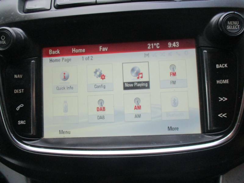 Vauxhall Zafira 1.4T Design 2017 Red #20