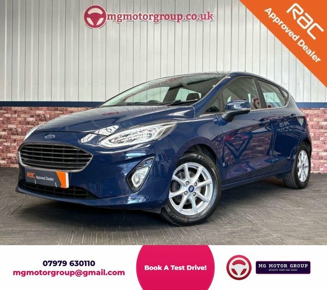 Ford Fiesta 1.0T Ecoboost Zetec Hatchback Eu Blue