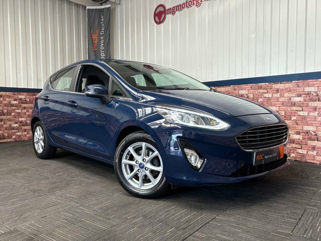Ford Fiesta 1.0T Ecoboost Zetec Hatchback Eu DK18VPE Blue #4