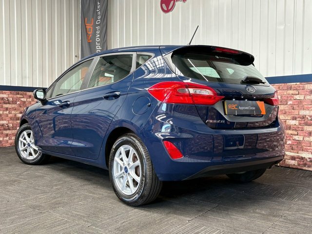 Ford Fiesta 1.0T Ecoboost Zetec Hatchback Eu DK18VPE Blue #5