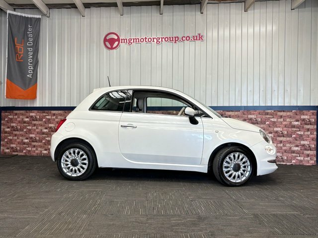 Fiat 500 1.2 Lounge Hatchback Euro 6 S S NG66GOE White #3
