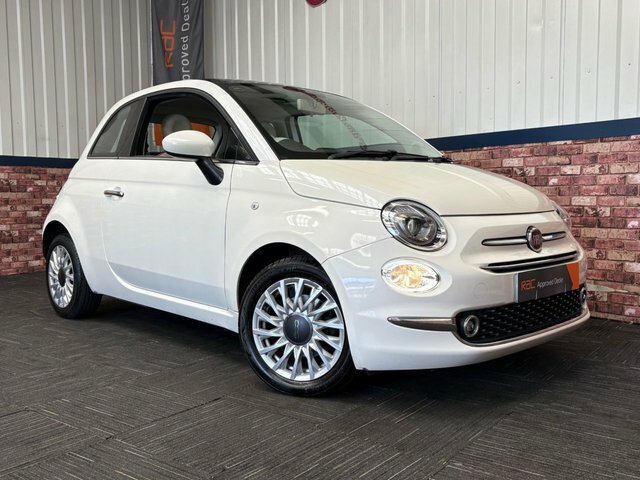 Fiat 500 1.2 Lounge Hatchback Euro 6 S S NG66GOE White #4