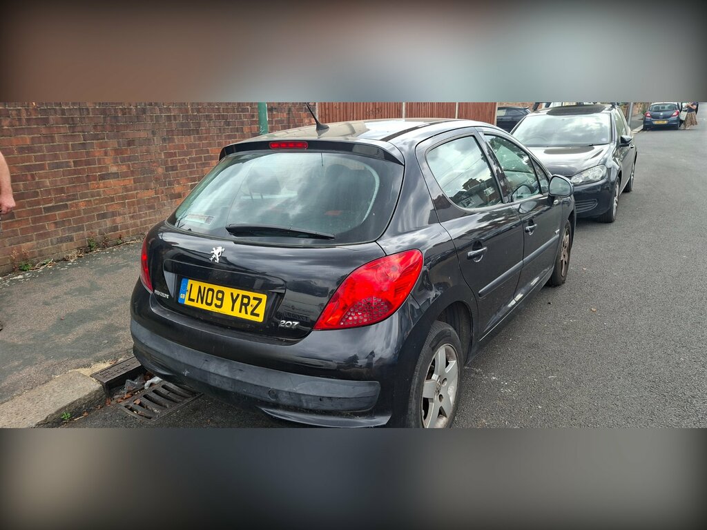 Peugeot 207 1.4 Verve Hatchback 150 Gkm, 7 Black #4