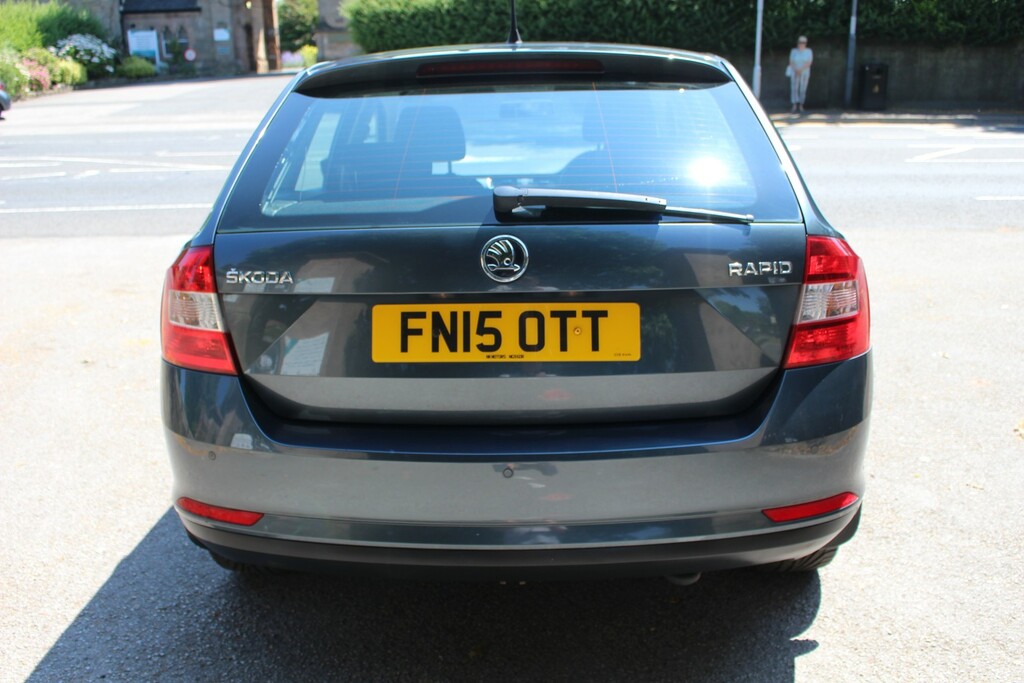 Skoda Rapid Spaceback 1.6 Tdi Se Tech 2015 FN15OTT Grey #4