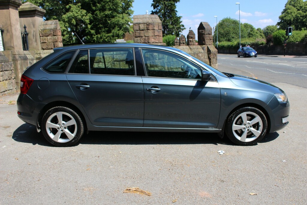 Skoda Rapid Spaceback 1.6 Tdi Se Tech 2015 FN15OTT Grey #2