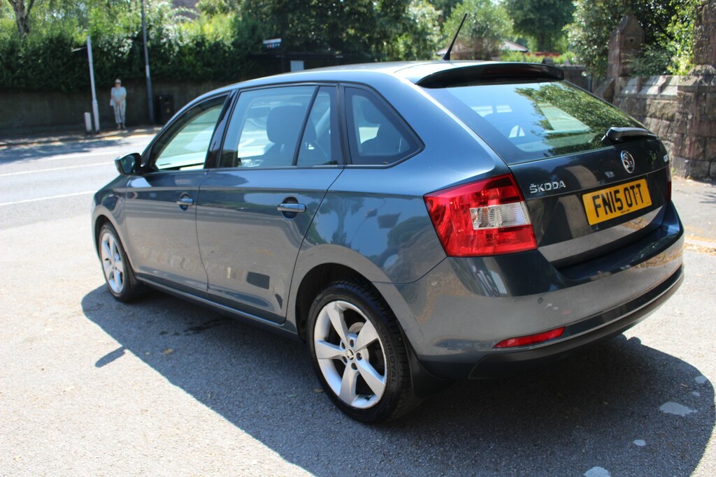 Skoda Rapid Spaceback 1.6 Tdi Se Tech 2015 FN15OTT Grey #5