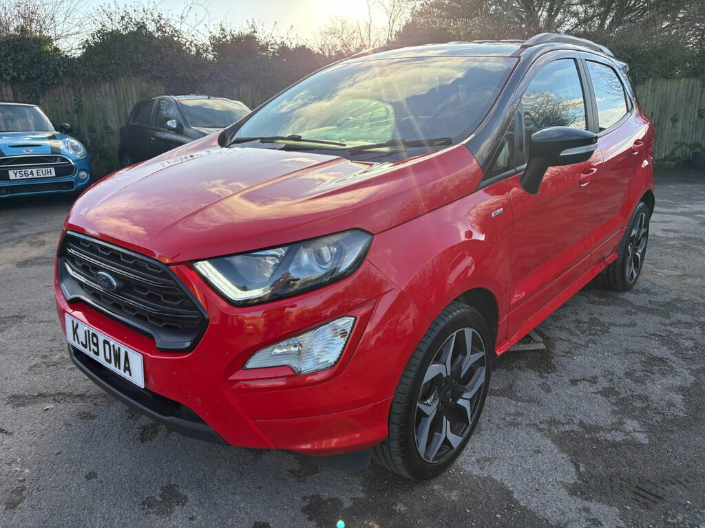 Ford Ecosport 1.0T Ecoboost St-line Euro 6 Ss KJ19OWA Red #4