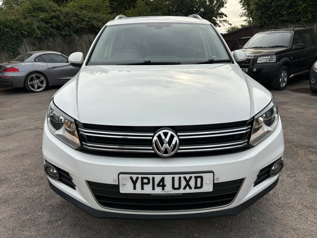 Volkswagen Tiguan 2.0 Tdi Bluemotion Tech Match 4Wd Euro 5 Ss YP14UXD White #5