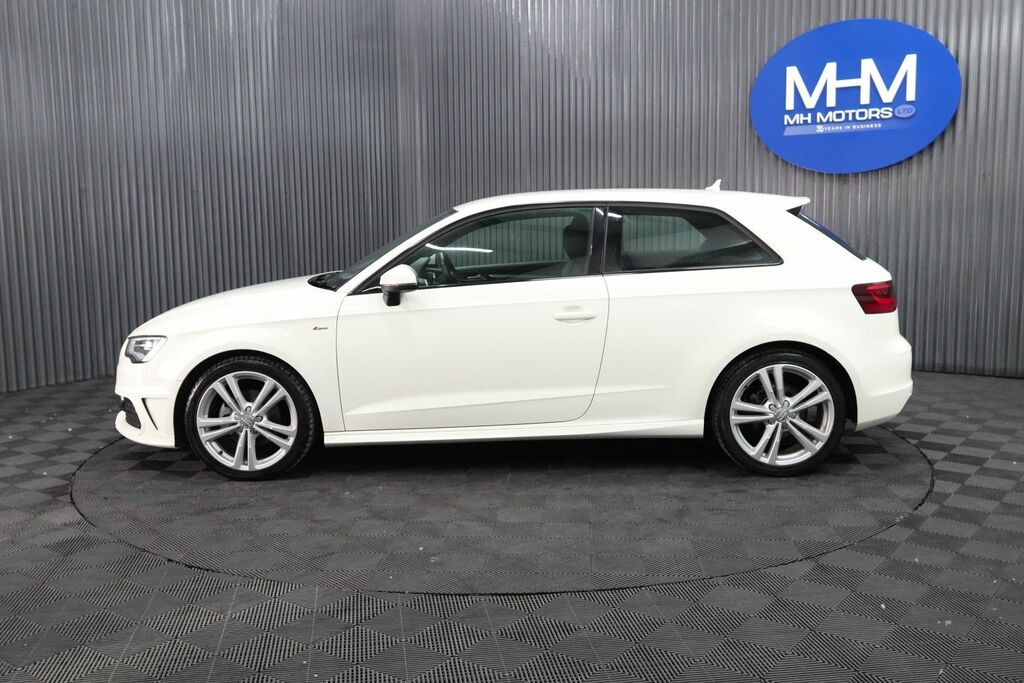 Audi A3 Tdi S Line Hatchback White #4