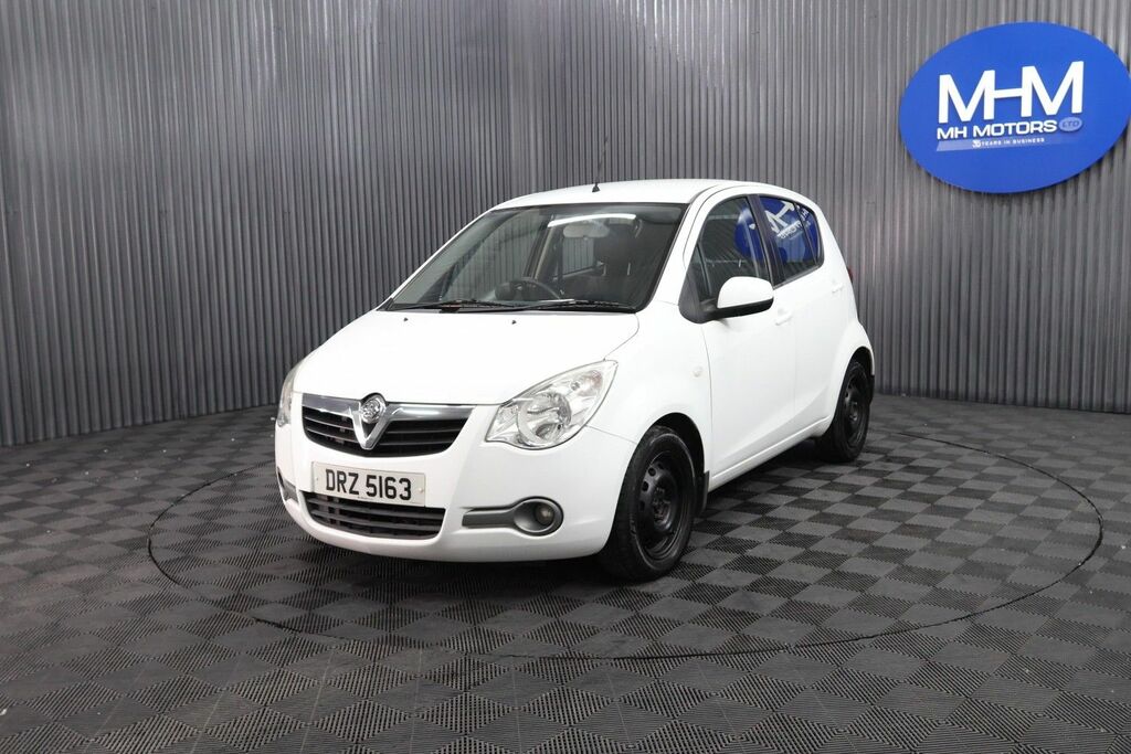 Vauxhall Agila Vvt Ecoflex S Mpv White #3