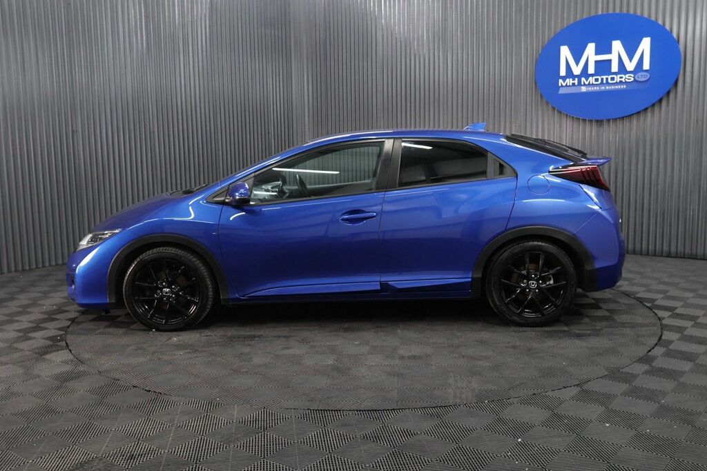 Honda Civic I-dtec Sport Hatchback Blue #4