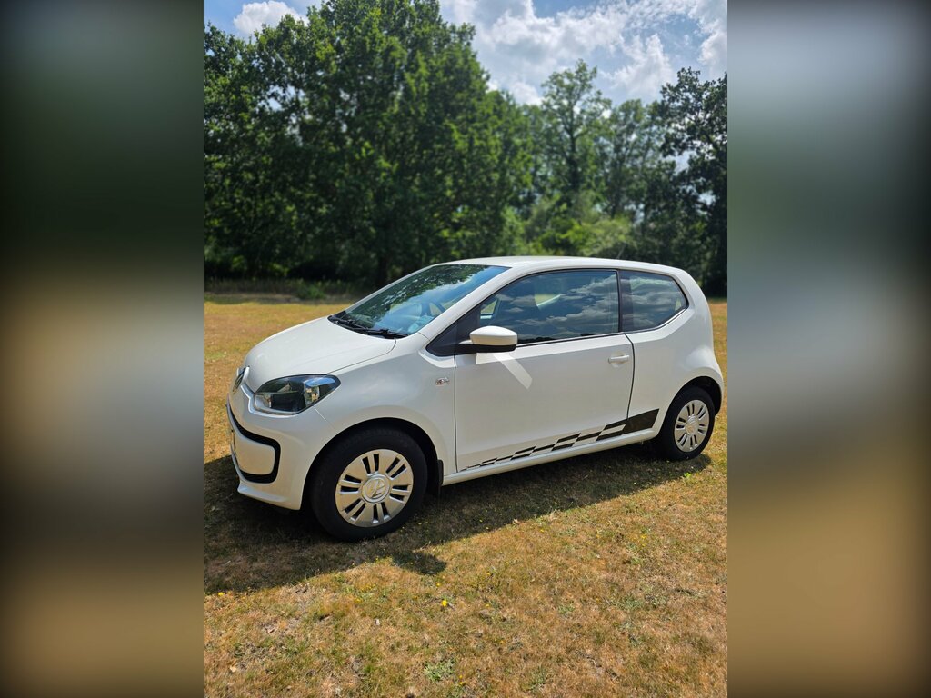 Volkswagen Up Hatchback White #5