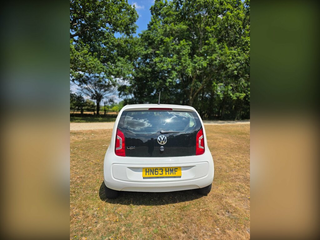 Volkswagen Up Hatchback White #6