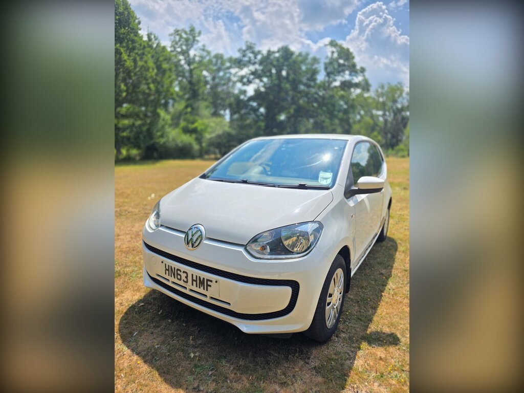 Volkswagen Up Hatchback White #3