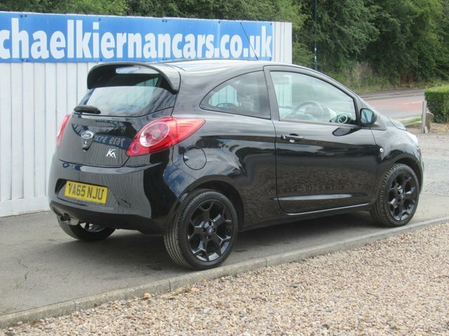 Ford KA 1.2 Zetec Black Edition Hatchback Manua Black #3