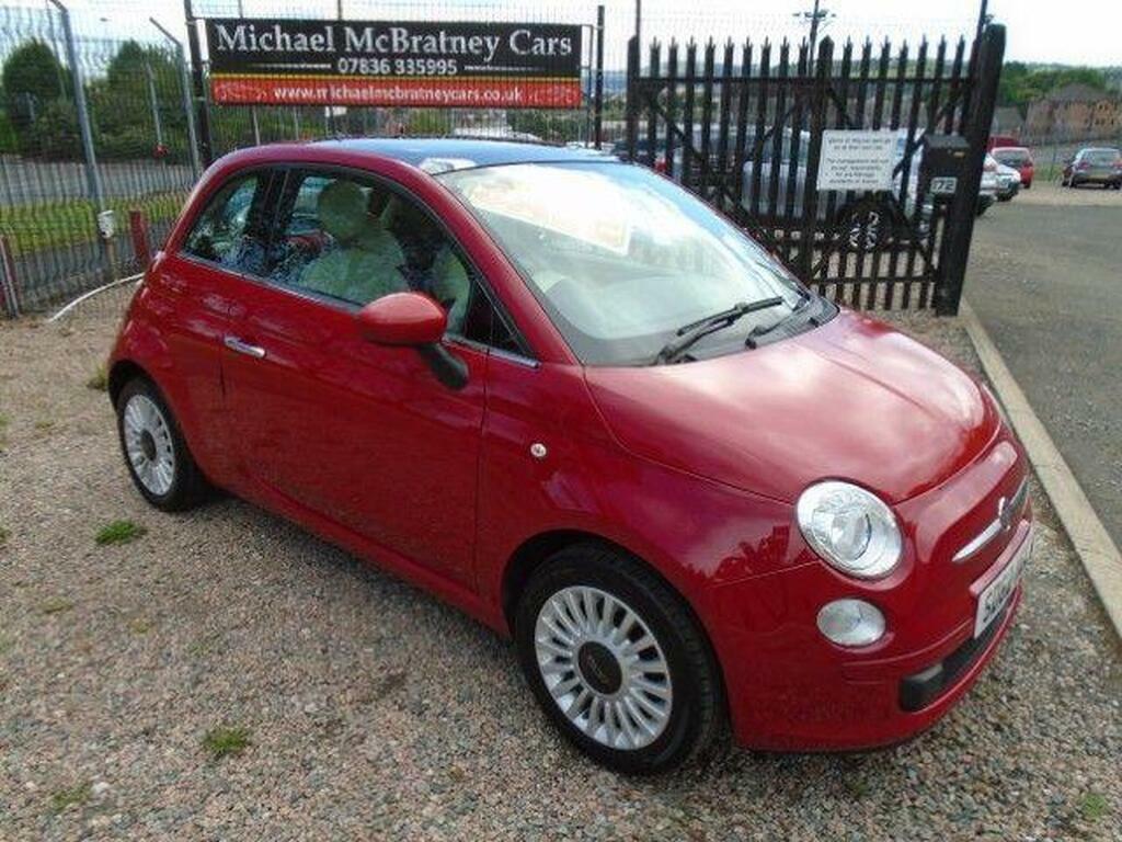 Fiat 500 1.2 Lounge Euro 4 Red