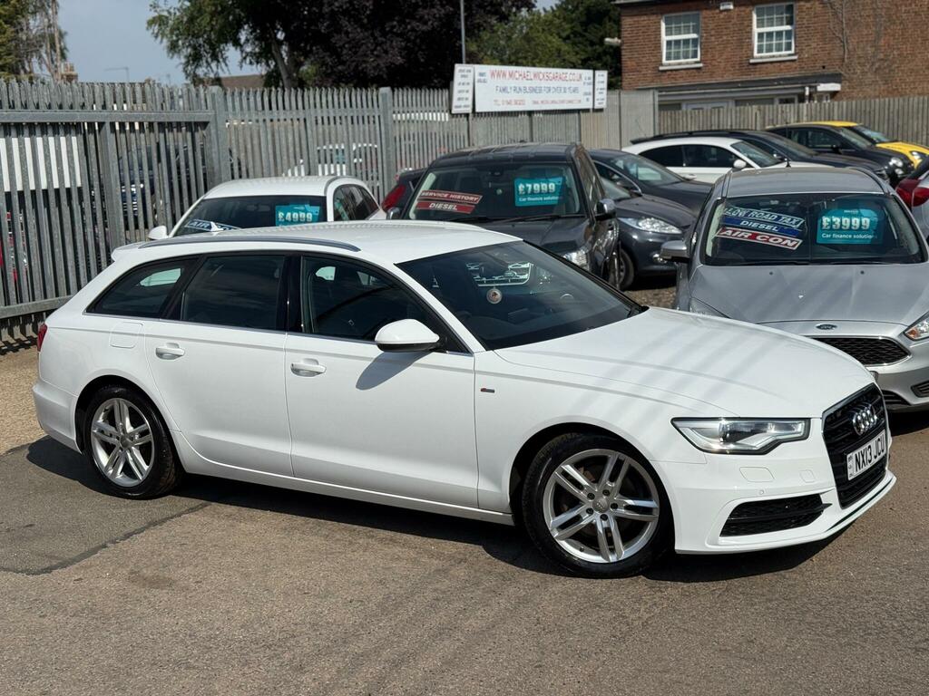 Audi A6 Avant 2.0 Tdi S Line Multitronic Euro 5 Ss White