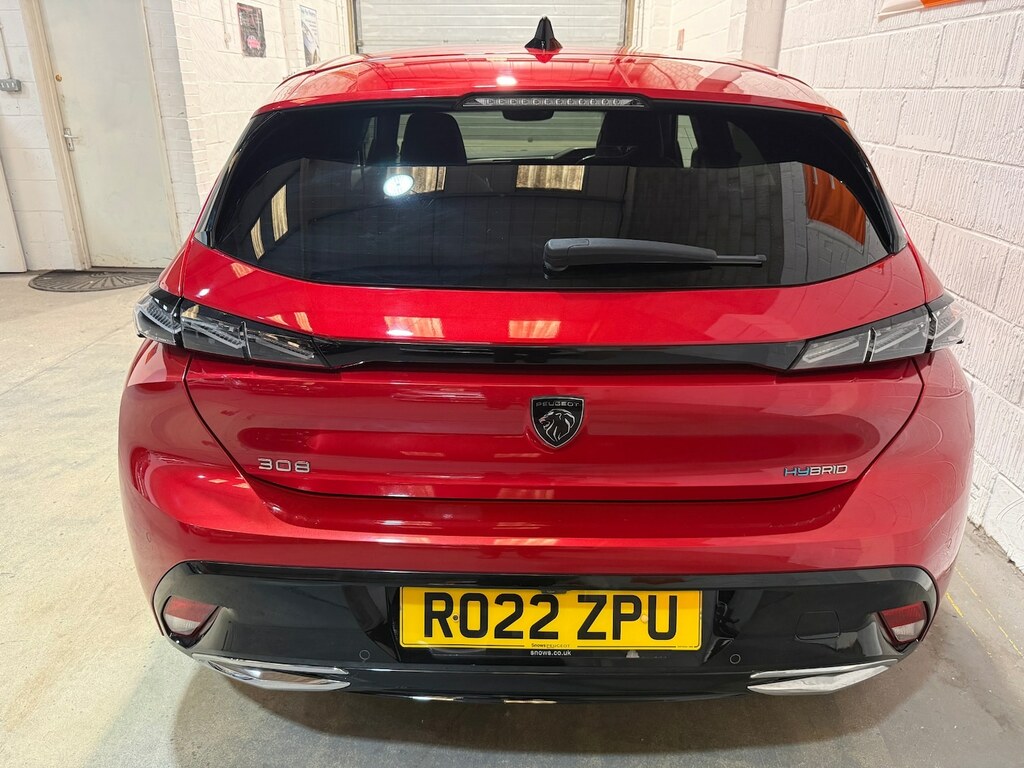 Peugeot 308 1.6 Plug-in Hybrid 225 Gt Premium E-eat8 Red #4