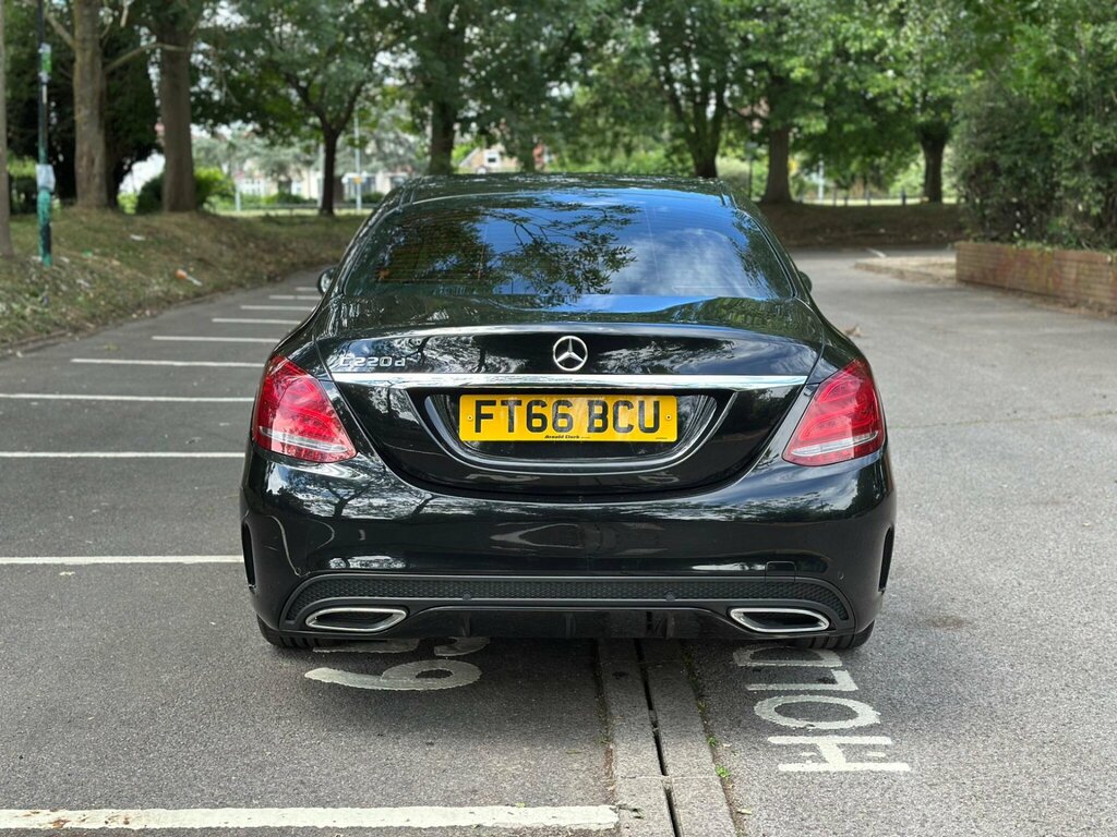 Mercedes-Benz C Class 2.1 C220d Amg Line G-tronic Euro 6 Ss FT66BCU Black #4