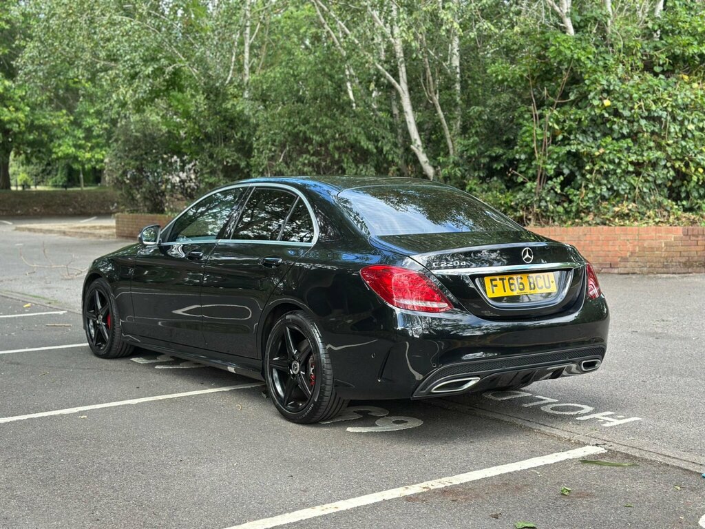 Mercedes-Benz C Class 2.1 C220d Amg Line G-tronic Euro 6 Ss FT66BCU Black #5