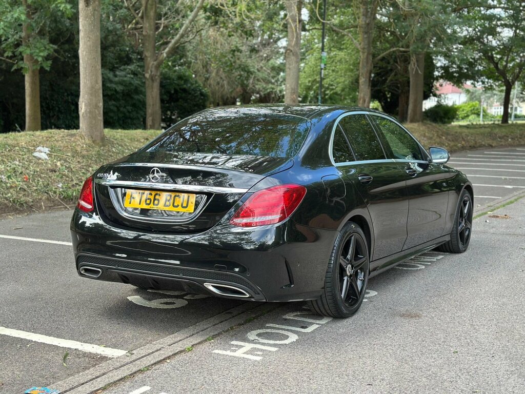 Mercedes-Benz C Class 2.1 C220d Amg Line G-tronic Euro 6 Ss FT66BCU Black #3