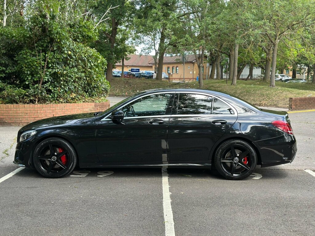 Mercedes-Benz C Class 2.1 C220d Amg Line G-tronic Euro 6 Ss FT66BCU Black #6