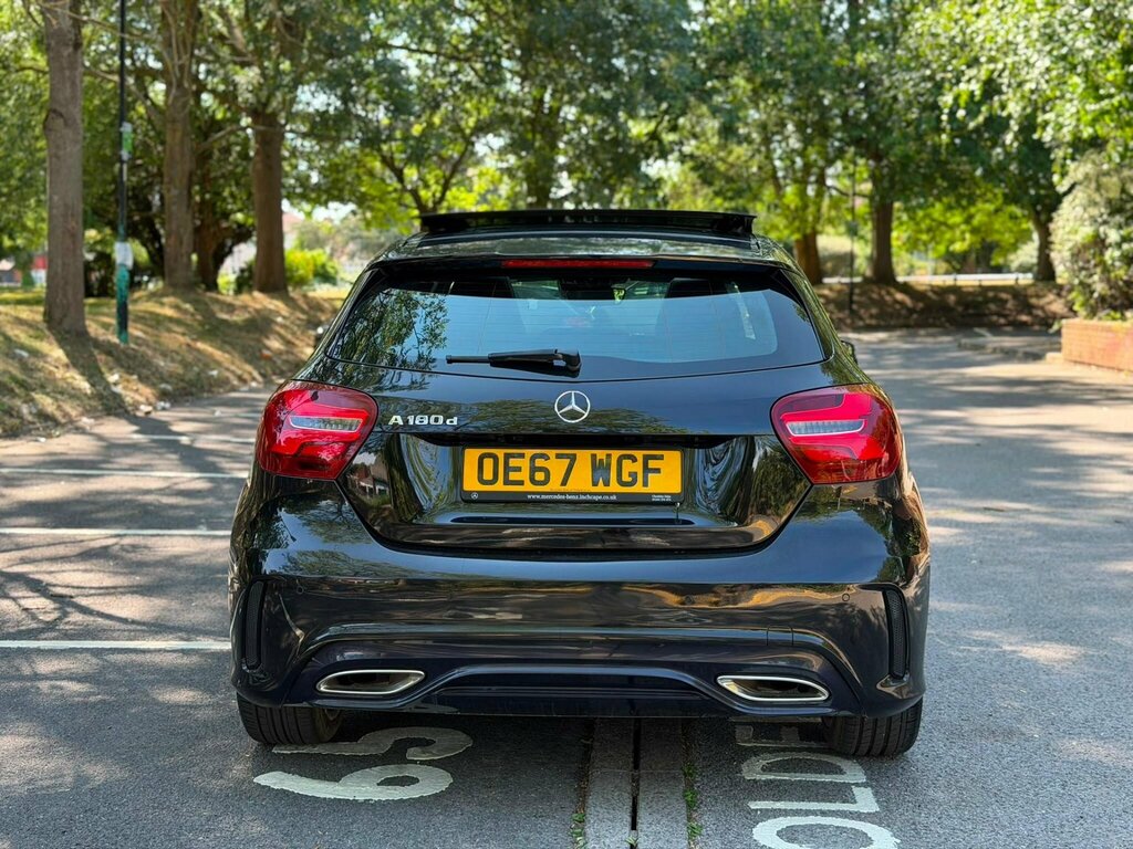 Mercedes-Benz A Class 1.5 A180d Amg Line Premium Plus 7G-dct Euro 6 S OE67WGF Black #5