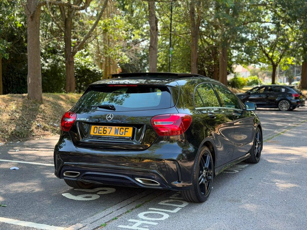 Mercedes-Benz A Class 1.5 A180d Amg Line Premium Plus 7G-dct Euro 6 S OE67WGF Black #4