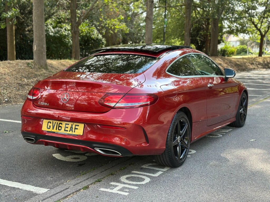 Mercedes-Benz C Class 2.1 C220d Amg Line Premium Plus G-tronic Euro 6 Red #3
