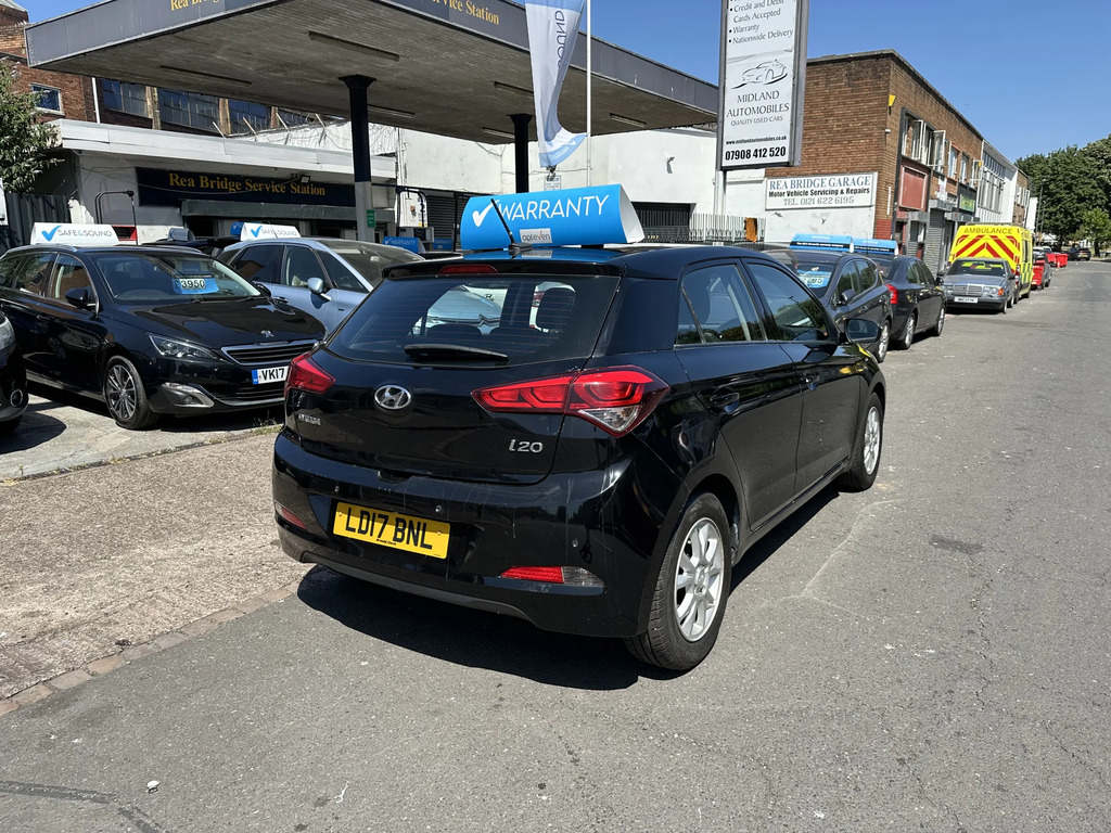 Hyundai I20 Hatchback LD17BNL Black #3
