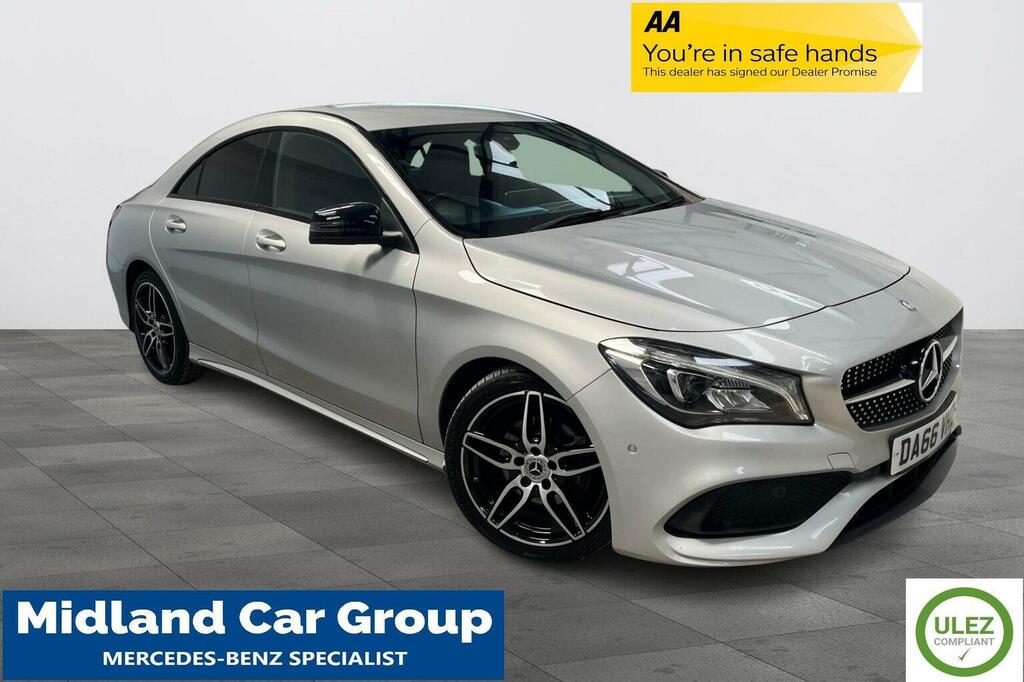 Mercedes-Benz CLA Class 1.6 Cla180 Amg Line Coupe Euro 6 Ss Silver