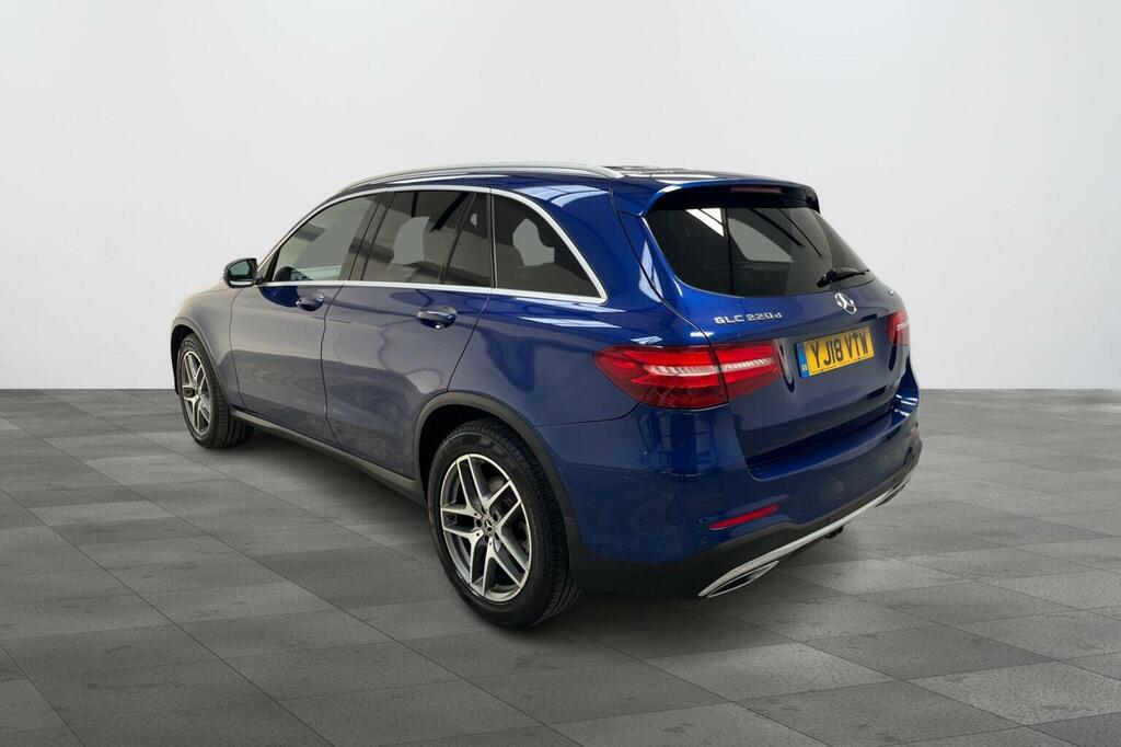 Mercedes-Benz GLC Class 2.1 Glc220d Amg Line G-tronic 4Matic Euro 6 Ss YJ18VTW Blue #5