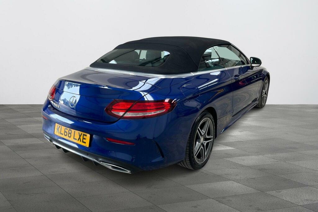 Mercedes-Benz C Class 2.0 C300d Amg Line Premium Cabriolet G-tronic E KL68LXE Blue #3