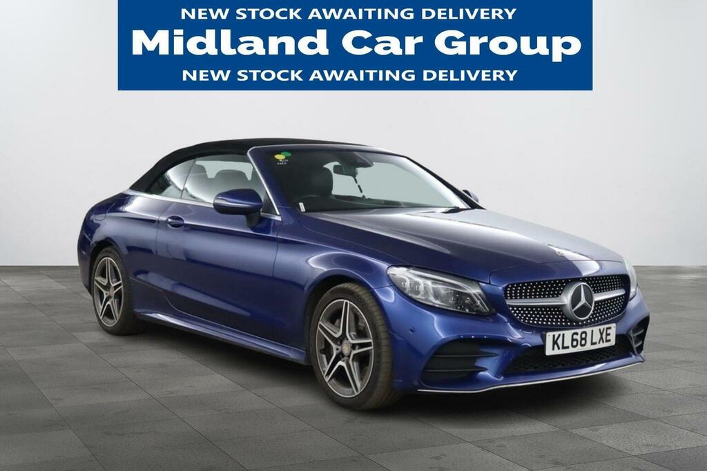 Mercedes-Benz C Class 2.0 C300d Amg Line Premium Cabriolet G-tronic E Blue