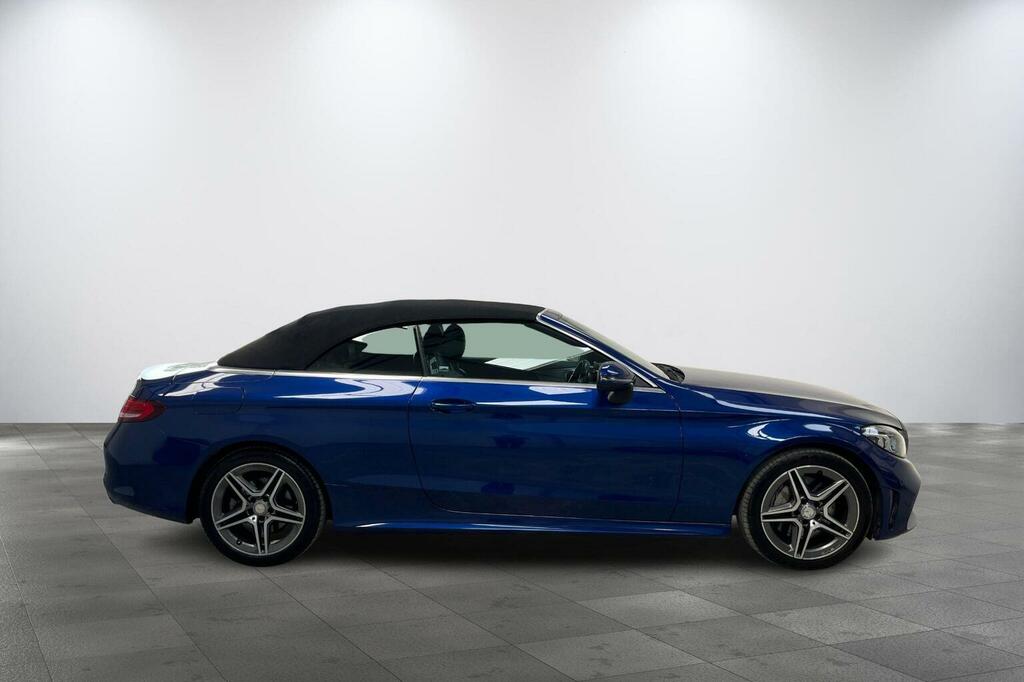 Mercedes-Benz C Class 2.0 C300d Amg Line Premium Cabriolet G-tronic E KL68LXE Blue #2