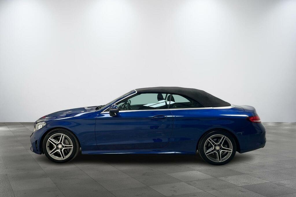Mercedes-Benz C Class 2.0 C300d Amg Line Premium Cabriolet G-tronic E KL68LXE Blue #6